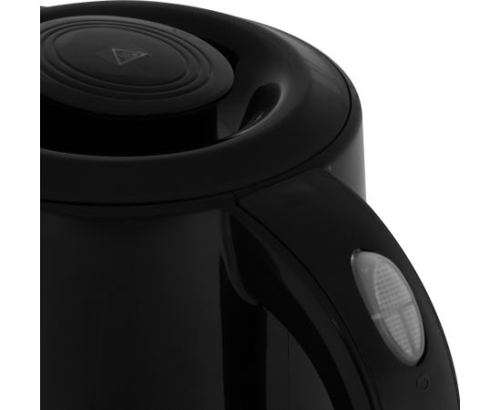 Adler Kettle AD 1244 Electric 1850 W 2.5 L Plastic 360° rotational base Black Tējkannas (elektriskās)