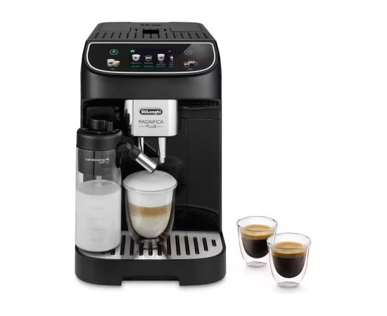 Delonghi Coffee maker ECAM320.60.B Magnifica Plus Pump pressure 15 bar Built-in milk frother Automatic 1450 W Black Kafijas aparāti