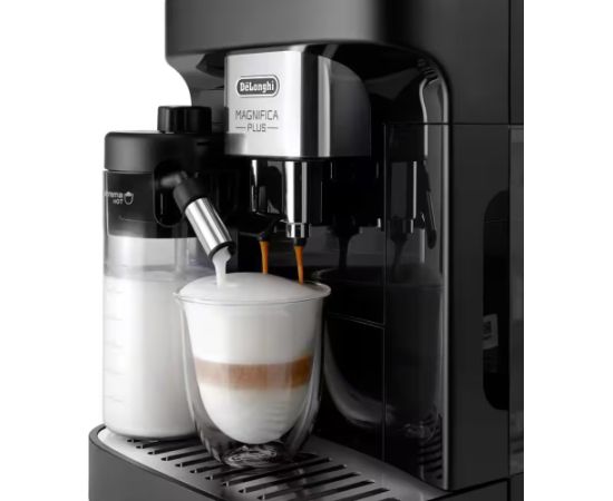 Delonghi Coffee maker ECAM320.60.B Magnifica Plus Pump pressure 15 bar Built-in milk frother Automatic 1450 W Black Kafijas aparāti