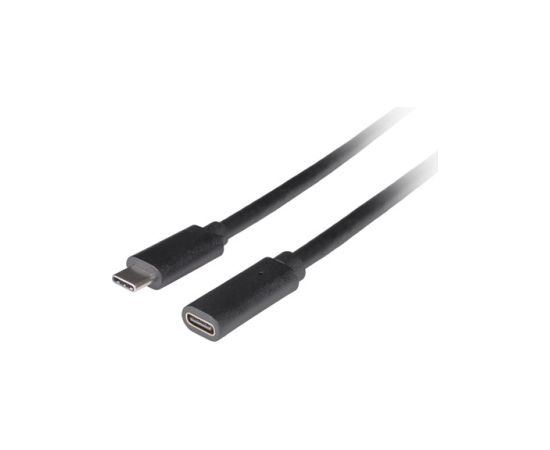 Lanberg USB-C M/F 3.1 Cable CA-USBE-20CC-0015-BK Дата USB-кабели