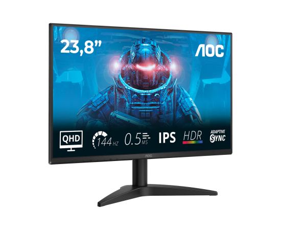 AOC Q24B36X 24 " IPS QHD 16:9 144 Hz 4 ms 2560 x 1440 pixels 300 cd/m² HDMI ports quantity 1 Black LED / LCD мониторы