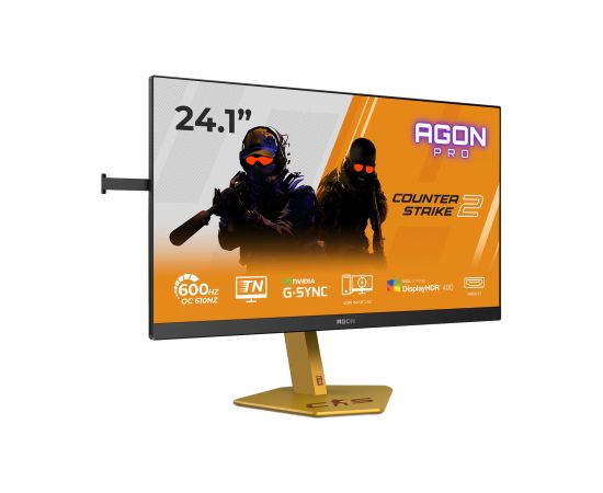 AOC CS24A 24 " TN FHD 16:9 610 Hz 0.5 ms 1920 x 1080 pixels 500 cd/m² HDMI ports quantity 2 Black/Orange LED / LCD мониторы