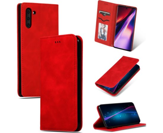 Case Business Style Samsung A576 A57 5G red Neoriģinālie Maciņi