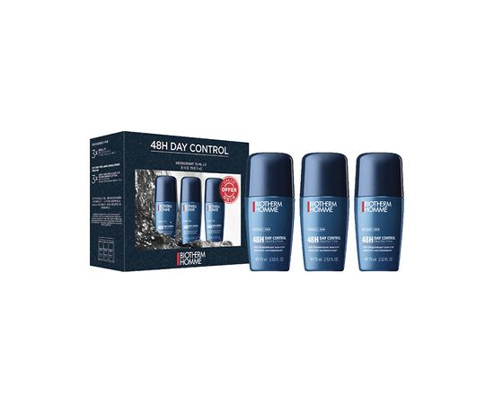 Biotherm 48H Day Control Trio - Sada kuličkových deodorantů 75ml Smaržas - NESAKĀRTOTS