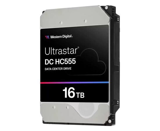 HDD WESTERN DIGITAL Serial ATA III 3.5 " Buffer 512 MB 7200 RPM  16 TB Western Digital Ultrastar DC HC555 Ultrastar DC HC555 0B48722 HDD Iekšējie cietie diski