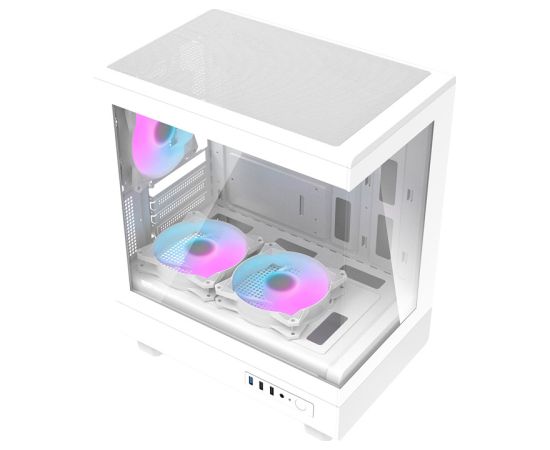 DarkFlash DB330M White Computer Case (+3 Fans) v2 Корпуса