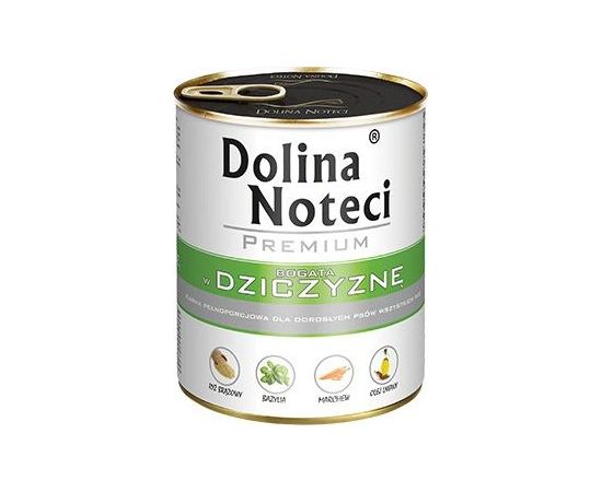 Dolina Noteci Premium Bogata w Dziczyznę 800g Suņu barība
