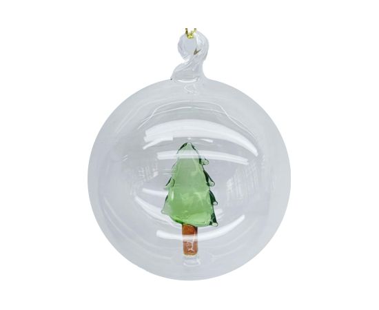 Christmas ornament JOY TREE GLASS D8cm, glass Новинки Для дома и сада 