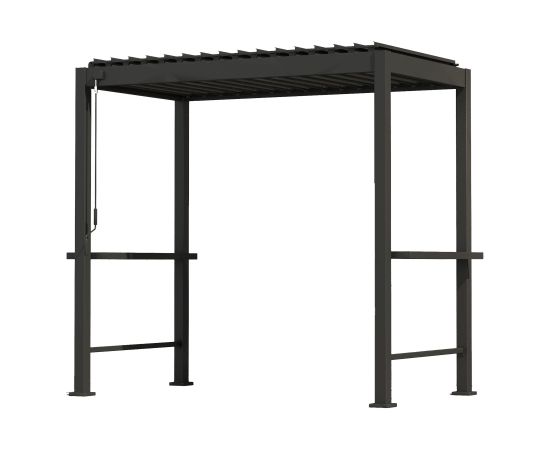 Gazebo MIRADOR BBQ 2,55x1,5m, dark grey Тенты и аксессуары