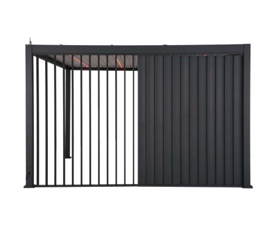 Vertikāla žalūziju siena nojumei MIRADOR-111 4m, tumši pelēka Nojumes un aksesuāri