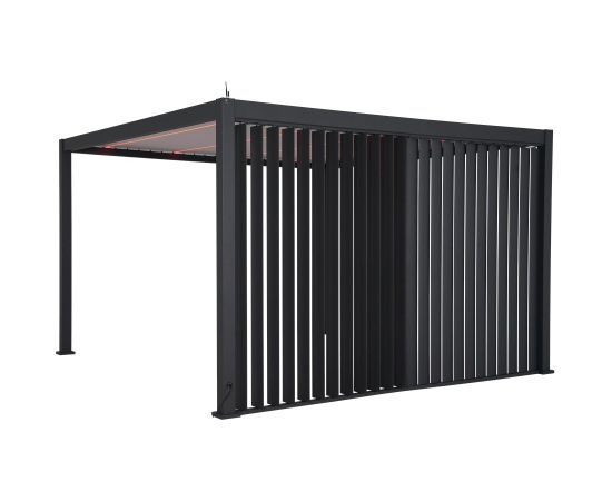 Vertical shutter wall for gazebo MIRADOR-111 3m, dark grey Тенты и аксессуары