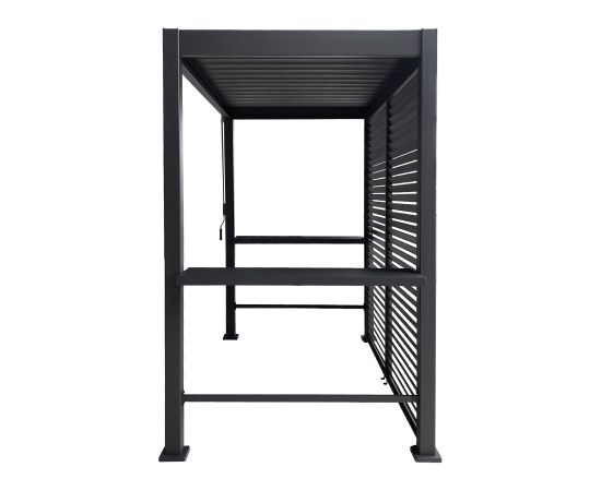 Aizmugurējā siena grila nojumei MIRADOR BBQ, tumši pelēka Nojumes un aksesuāri