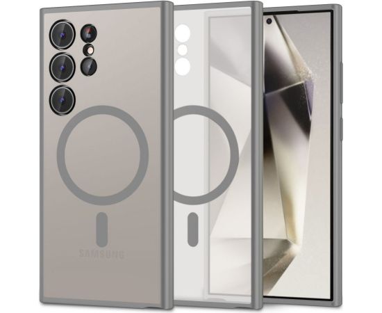 Tech-Protect   Tech-Protect MagMat MagSafe case for Samsung Galaxy S24 Ultra - titanium matte Чехлы - альтернативные