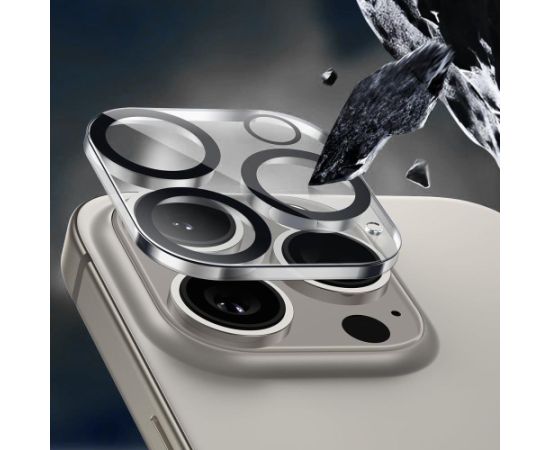 TECH-PROTECT CAM FIT+ IPHONE 17 PRO CAURSPĪDĪGS KAMERAS VĀCIŅŠ Ekrānu aizsardzība