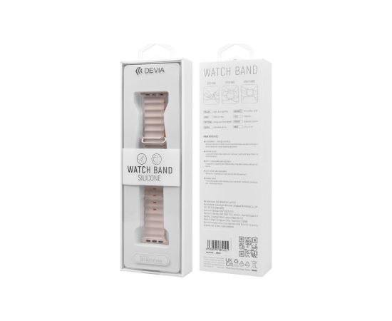 Devia strap Deluxe Sport6 for Apple Watch 44mm| 45mm| 46mm| 49mm starlight orange Smart-Watch aksesuāri