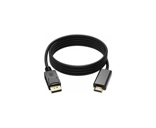RoGer DisplayPort Male to HDMI Male Black 1.8m 4 x 2K  Кабель HDMI