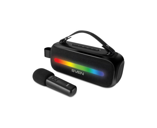 Pārnēsājams skaļrunis Sven PS-255 Black with Microphone Bezvadu skaļruņi
