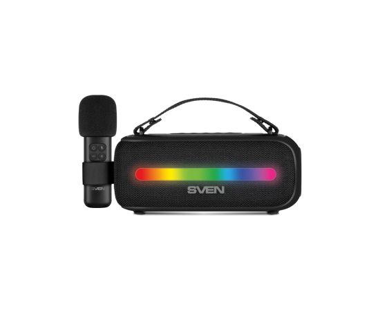 Pārnēsājams skaļrunis Sven PS-255 Black with Microphone Bezvadu skaļruņi
