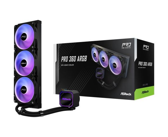 Chłodzenie ASRock Pro 360 ARGB Охлаждение процессора
