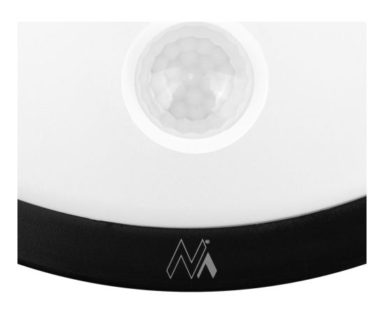 Maclean LED lamp with motion sensor, PIR sensor, black, 10W, IP65, 1000lm, neutral color, MCE525 B Modernās lampas