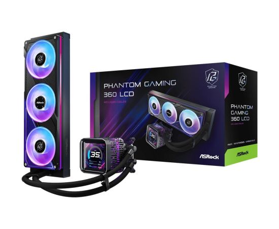 Chłodzenie ASRock Phantom Gaming 360 LCD Охлаждение процессора