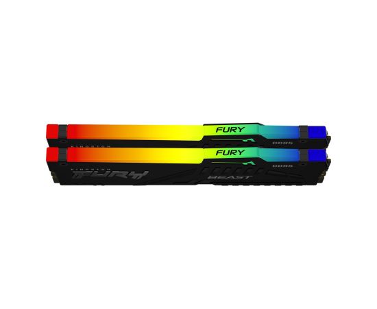 Kingston Technology FURY Beast 128GB 5600MT/s DDR5 CL40 DIMM (Kit of 2) RGB Оперативная память (RAM)