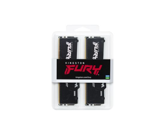 Kingston Technology FURY Beast 128GB 5600MT/s DDR5 CL40 DIMM (Kit of 2) RGB Оперативная память (RAM)
