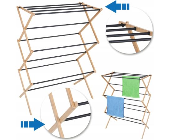 PROMIS ANCONA clothes dryer, wood Veļas žāvēšana