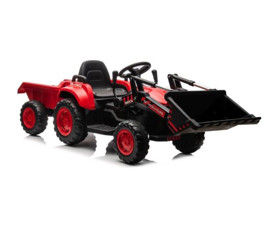 Lean Cars Rechargeable tractor with bucket BW-X002A Red Jaunumi, Bērnu preces