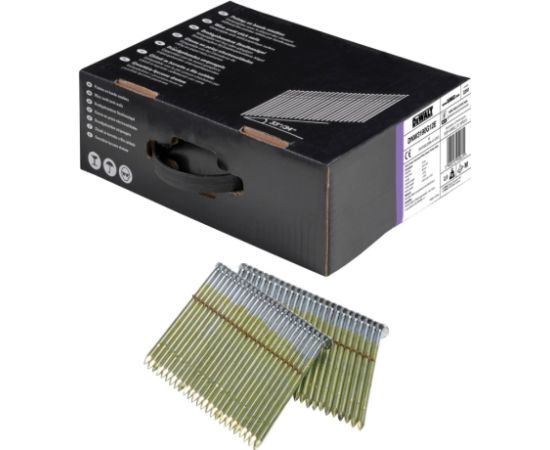 Naglas DeWalt DNW3190G12E; 90x3,1 mm; 33°; 2200 gab. Naglas