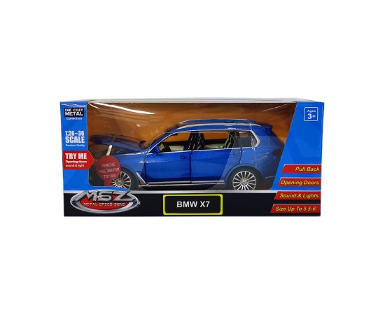 MSZ Miniatūrais modelis - BMW X7, 1:32 Jaunumi, Bērnu preces