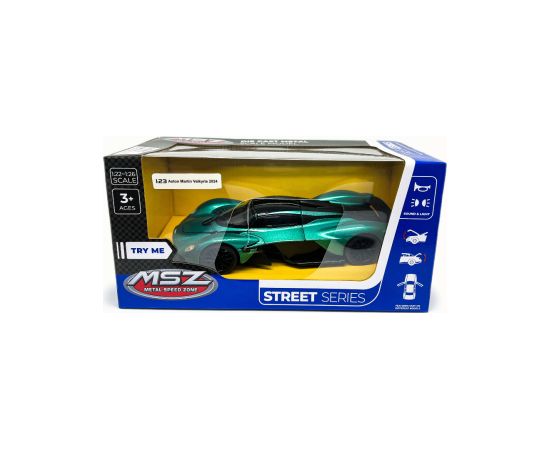 MSZ Miniatūrais modelis - Aston Martin Valkyrie 2024, mērogs 1:23 Jaunumi, Bērnu preces