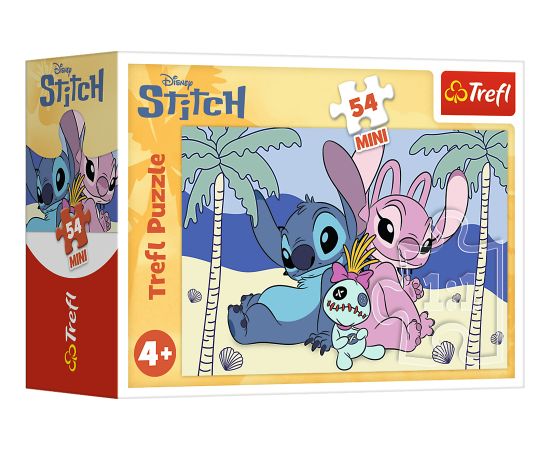 TREFL DISNEY STITCH Puzle Mini, 54 gab. Puzles