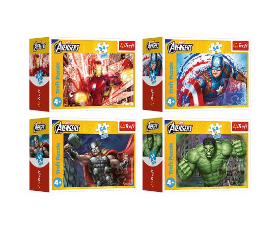 TREFL AVENGERS Mini puzle, 54 gab. Puzles