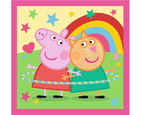 TREFL PEPPA PIG Pužļu komplekts 3in1 Peppa Puzles