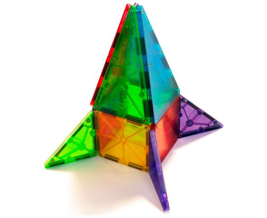 MAGNA-TILES Magnētiskais konstruktors "Tīras krāsas", 32 gab. Konstruktori 