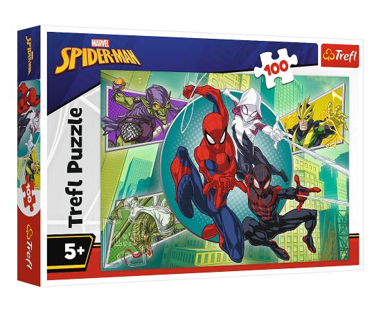 TREFL SPIDER-MAN Пазл Человек-паук, 100 шт. Пазлы