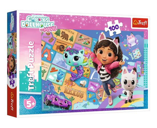 TREFL GABBY´S DOLLHOUSE Пазл , 100 шт. Пазлы