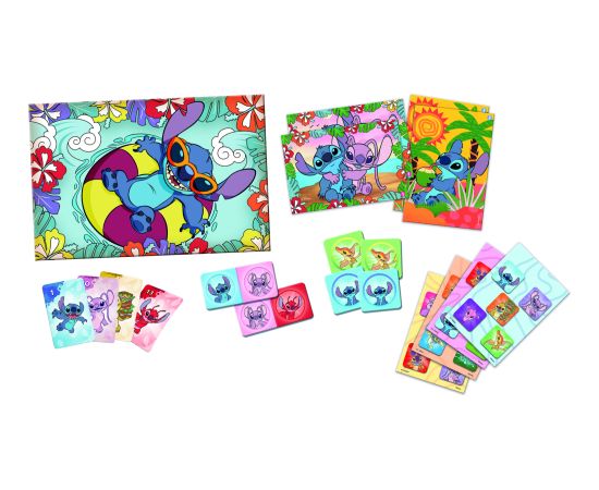 TREFL DISNEY STITCH 8in1 Mix&play набор настольных игр Galda spēles