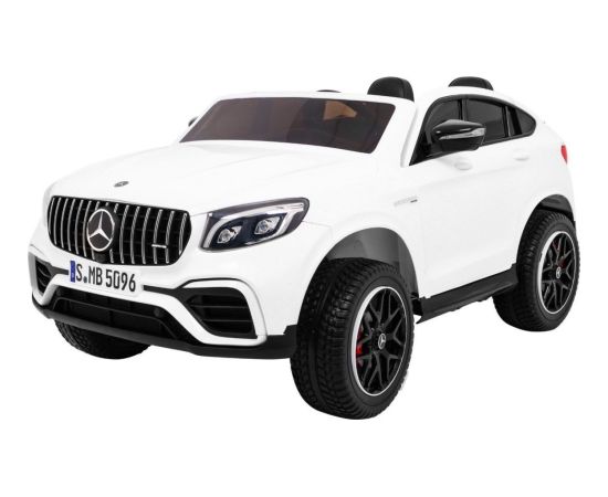 Pojazd na akumulator Mercedes GLC 63S Biały Jaunumi, Bērnu preces