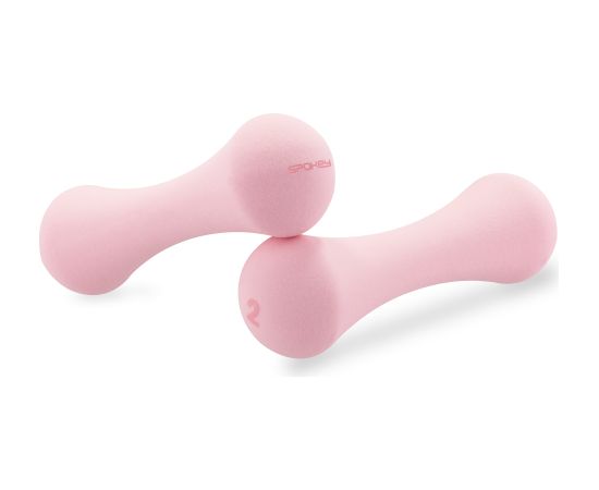 Neoprēna hanteles komplekts Spokey BONE 2x2 kg Hanteles  un  komplekti 