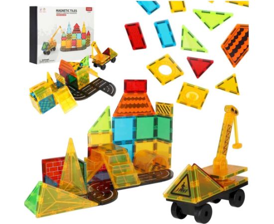 RoGer 3D Magnētisko Bloku Komplekts 50gab Konstruktori 