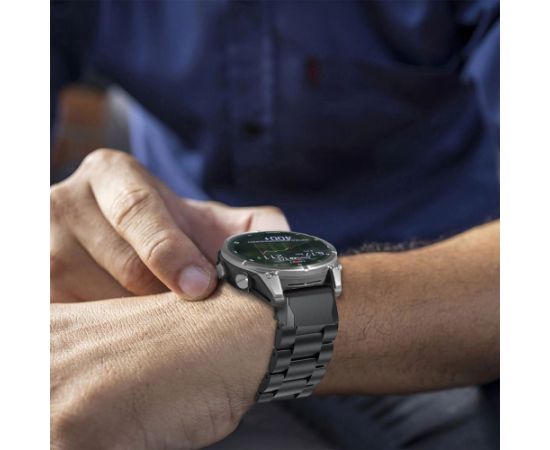 TECH-PROTECT NERŪSĒJOŠĀ TĒRAUDA GARMIN FENIX 5X | 5X PLUS | 6X | 6X PRO | 7X | 8 (51 MM) TITĀNA KRĀSĀ Smart-Watch aksesuāri