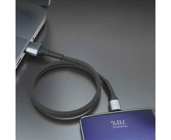 3mk Hyper kabelis N-SERIES USB-A | MicroUSB 1m 5V|2.4A 12W | melns Data USB kabeļi