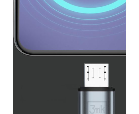 3mk Hyper kabelis N-SERIES USB-A | MicroUSB 1m 5V|2.4A 12W | melns Data USB kabeļi