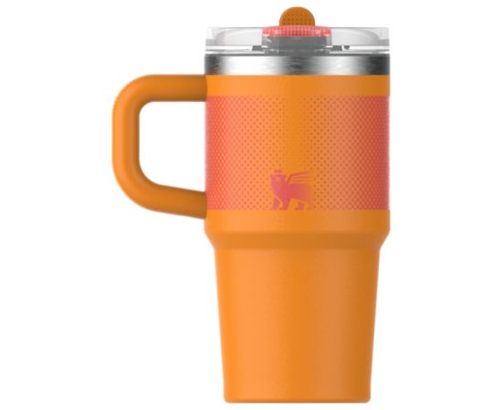 Stanley Термокружка с трубочкой The Quencher ProTour Flip Straw Tumbler 0.59L оранжевого цвета Термо кружки