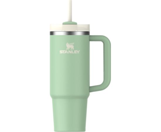 Stanley Термокружка с трубочкой The Quencher H2.O FlowState Tumbler 0,89 л фисташкового цвета Термо кружки
