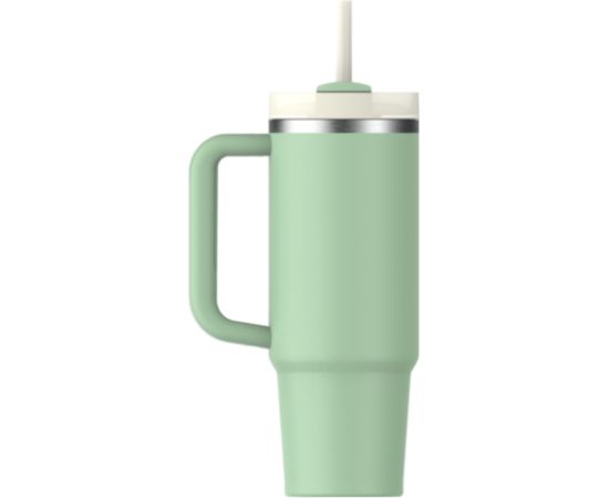Stanley Термокружка с трубочкой The Quencher H2.O FlowState Tumbler 0,89 л фисташкового цвета Термо кружки