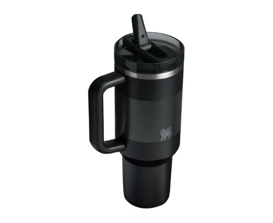 Stanley Термокружка с трубочкой The Quencher ProTour Flip Straw Tumbler 1,18 л, черная Термо кружки