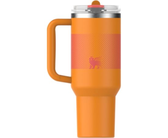 Stanley Термокружка с трубочкой The Quencher ProTour Flip Straw Tumbler 1,18 л, оранжевая Термо кружки